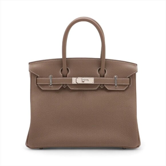 Hermes Birkin 30 Le Tournay Togo Etoupe Silver W: 2024 - Picture 1 of 12
